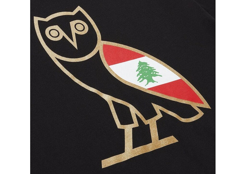 OVO Cedar of Lebanon OG Owl T-shirt Black