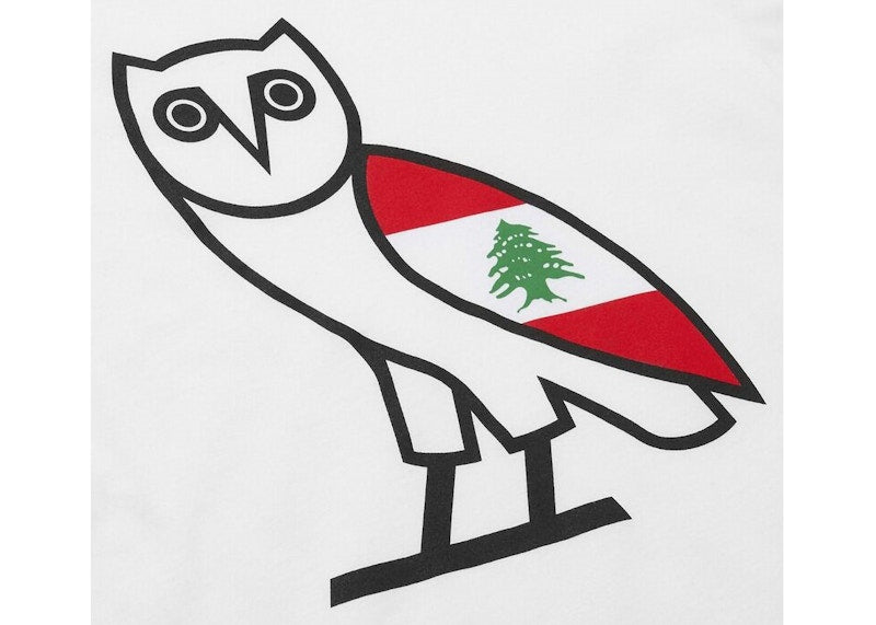 OVO Cedar of Lebanon OG Owl T-shirt White