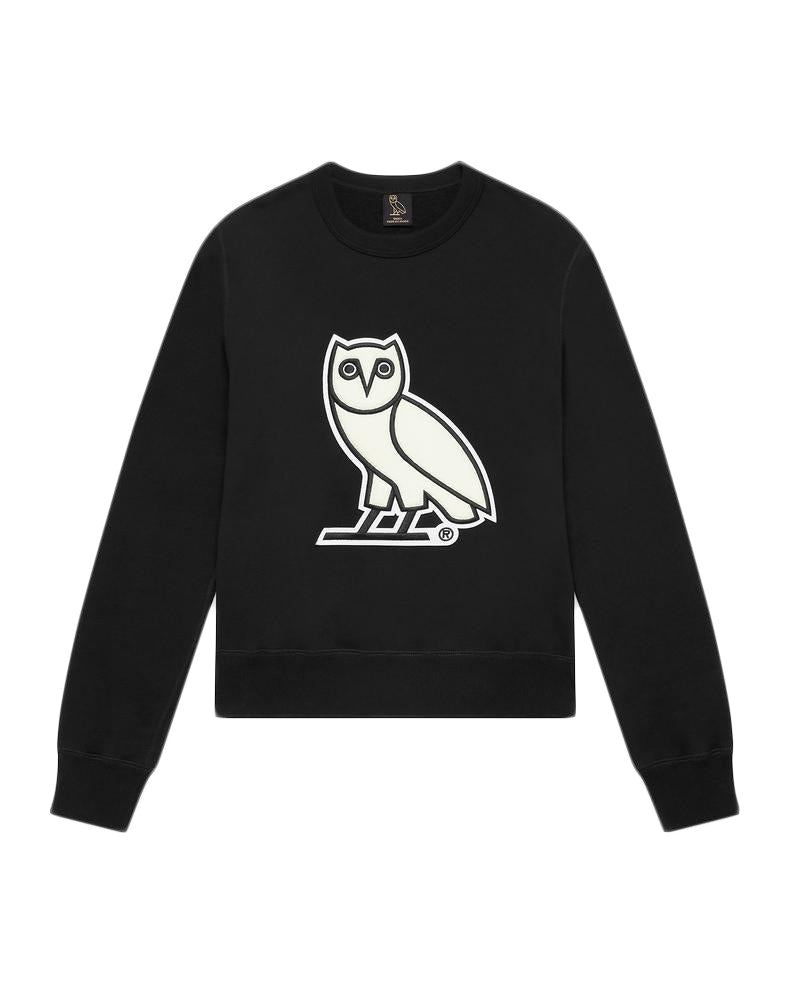 OVO Chenille Womens Crewneck Black