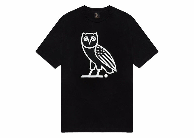 OVO USA OG Owl Chicago Exclusive T-shirt Black