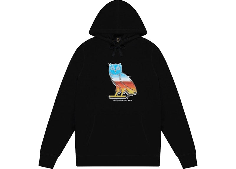 OVO Chrome Owl Hoodie Black
