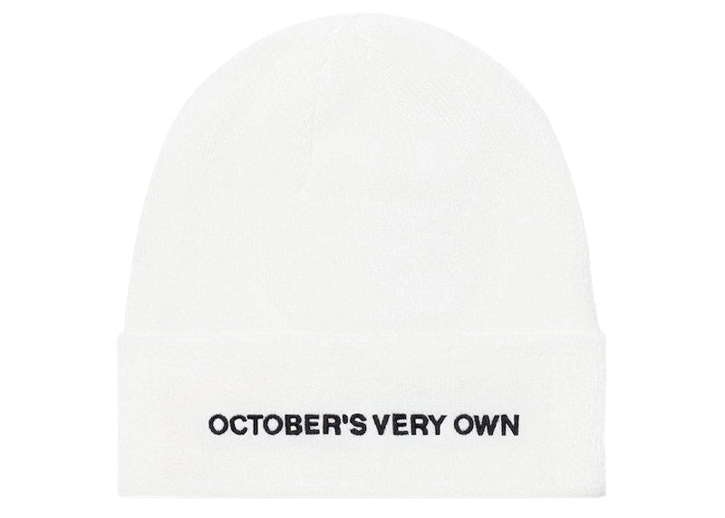 OVO Classic Owl Beanie White