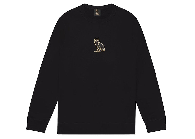 OVO Classic Owl Crewneck Black