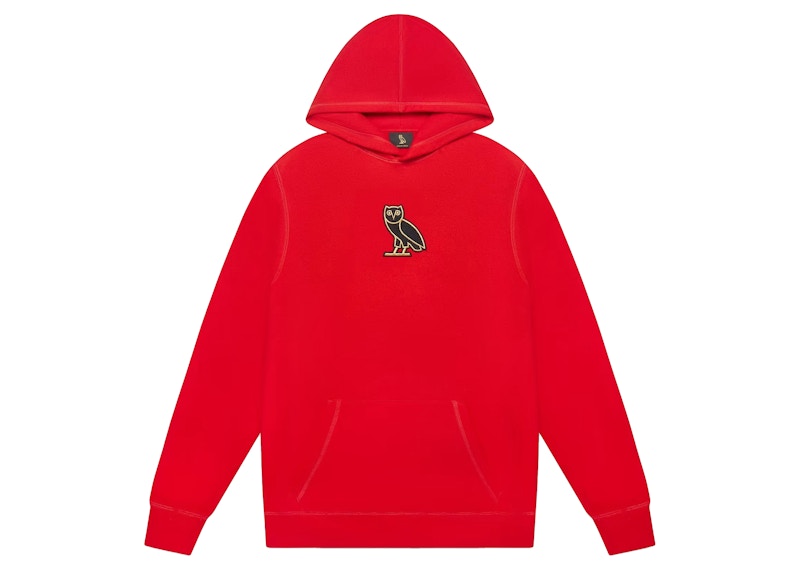 OVO Classic Owl Hoodie Red