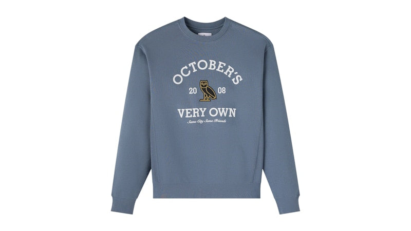 OVO Collegiate Crewneck Dusk Blue