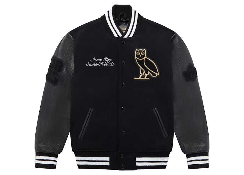 OVO Collegiate Jacket Black