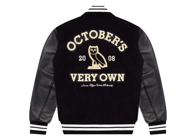 OVO Collegiate Varisty Jacket Black