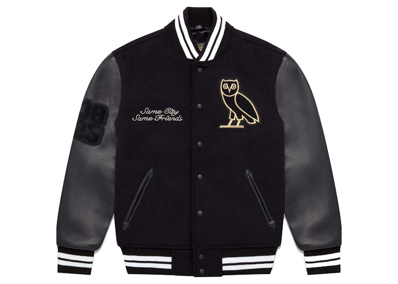OVO Collegiate Varisty Jacket Black