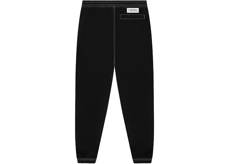 OVO Contrast Stitch Sweatpant Black