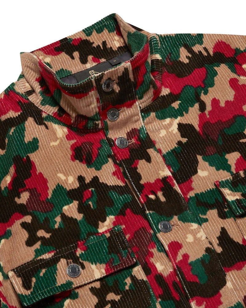 OVO Corduroy Cargo Jacket Swiss Camo