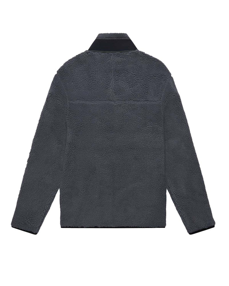 OVO Deep Pile Sherpa Fleece Jacket Grey