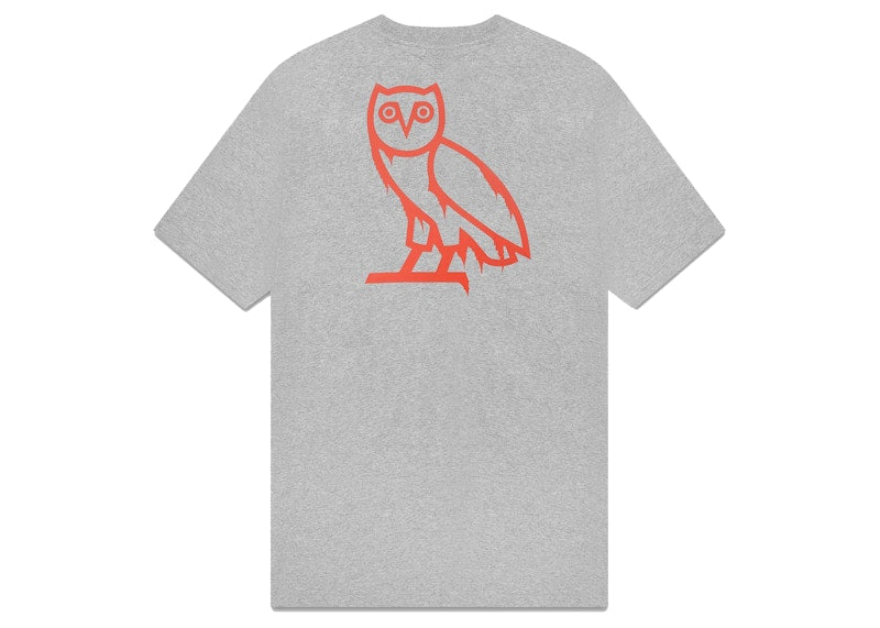 OVO Devil Bird T-shirt Heather Grey