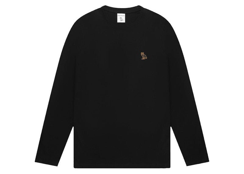 OVO Essentials Longsleeve T-shirt Black