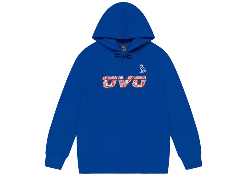 OVO Flag Runner Hoodie Royal Blue