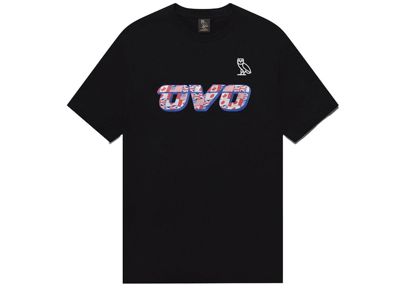 OVO Flag Runner T-shirt Black