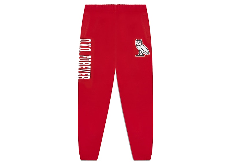 OVO Forever Sweatpant Red