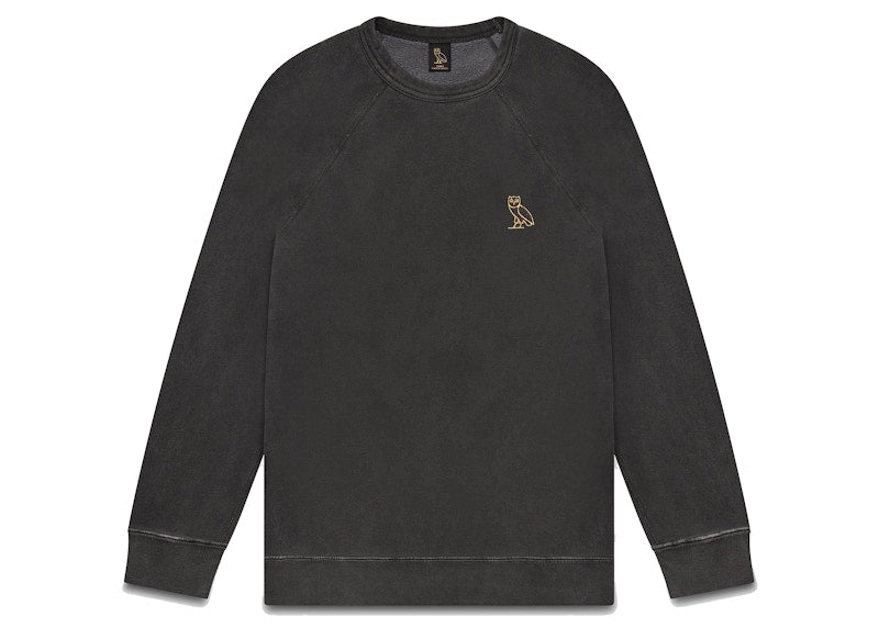 OVO Garment Dye Crewneck (FW21) Black