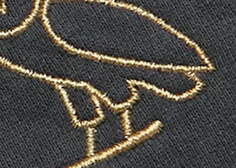 OVO Garment Dye Hoodie Black Camo