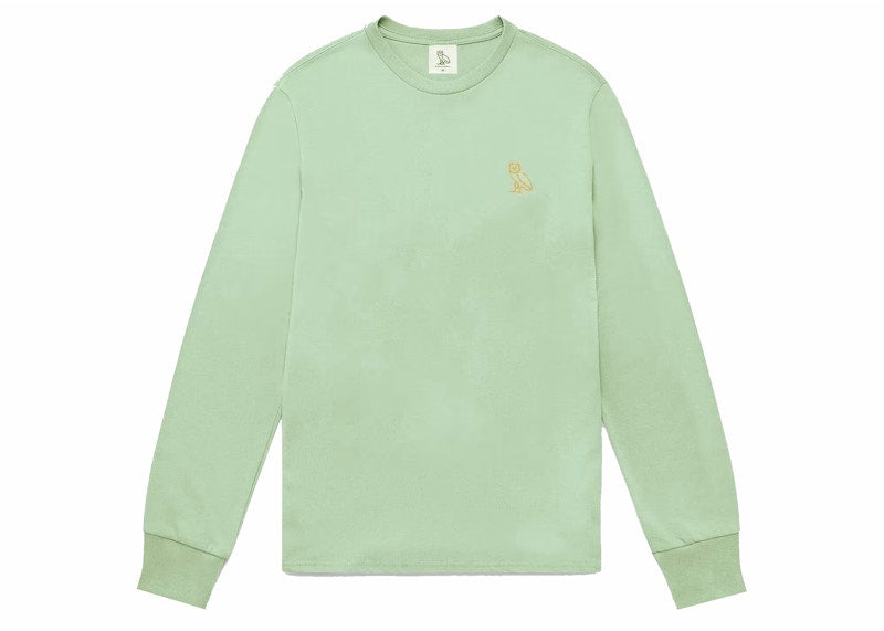 OVO Garment Dye Longsleeve T-shirt Sage