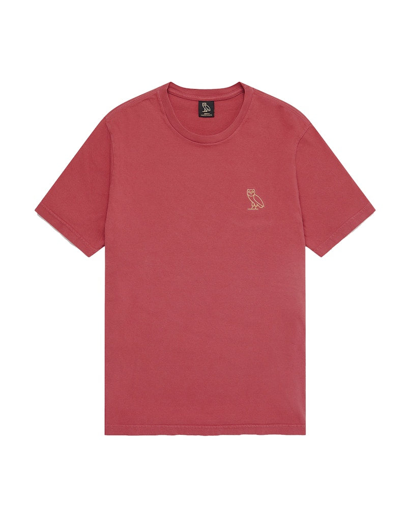 OVO Garment Dye T-shirt Red