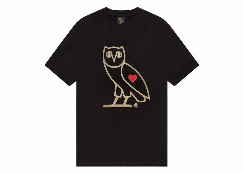 OVO Give Thanks OG Owl Tee Black