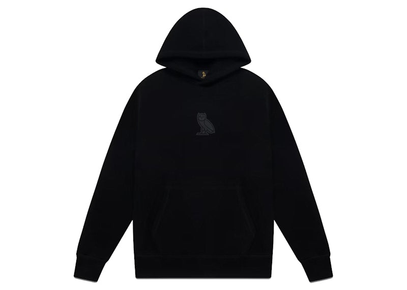 OVO Glow In The Dark Classic Owl Hoodie Black