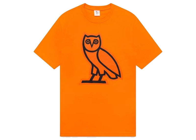 OVO Glow In The Dark Owl T-Shirt Orange