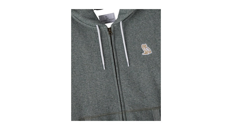 OVO Heritage Full-Zip Hoodie Deep Green