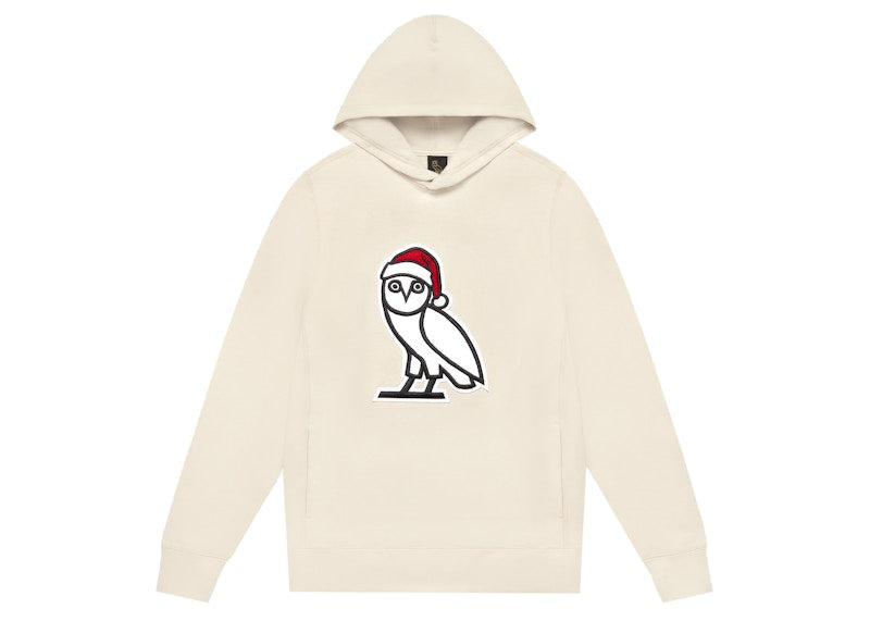 OVO Holiday Owl Hoodie (FW21) Cream