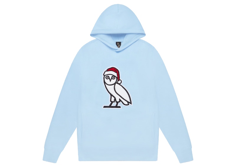 OVO Holiday Owl Hoodie (FW21) Sky Blue