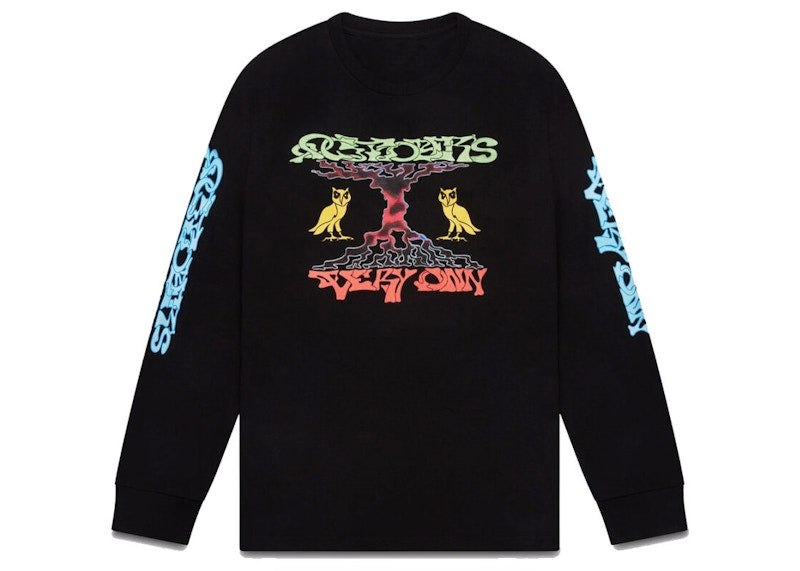 OVO Illusion Long Sleeve T-shirt Black