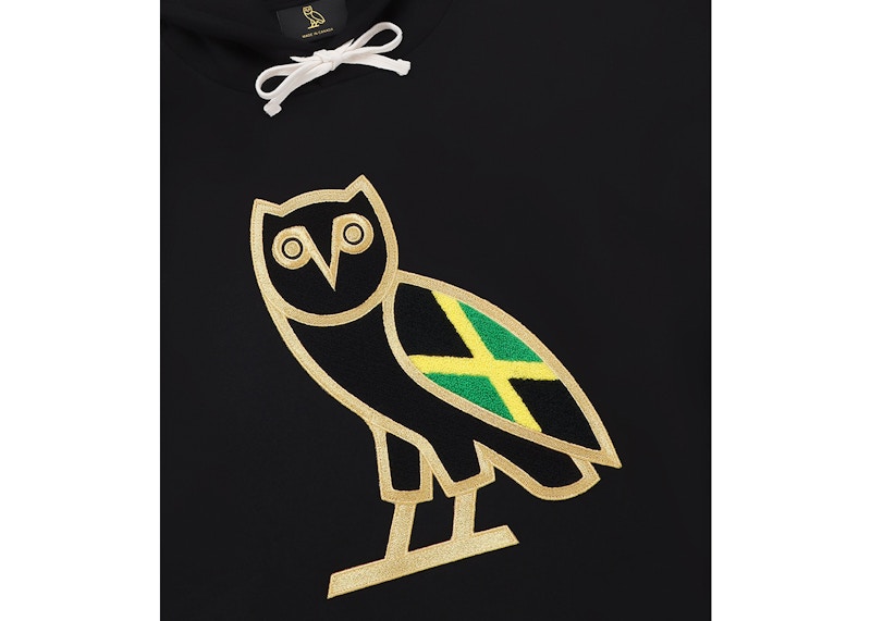 OVO Jamaica OG Owl Hoodie Black