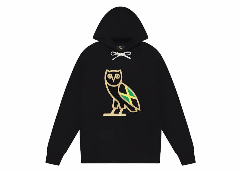 OVO Jamaica OG Owl Hoodie Black
