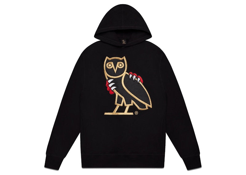OVO Jurassic Park OG Owl Hoodie Black