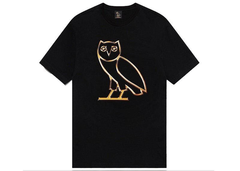 OVO Liquid Metal Tee Black