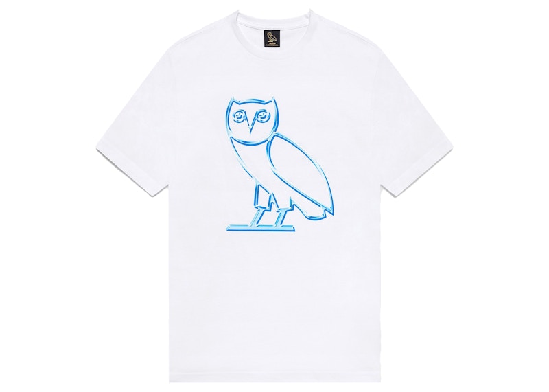 OVO Liquid Metal Tee White