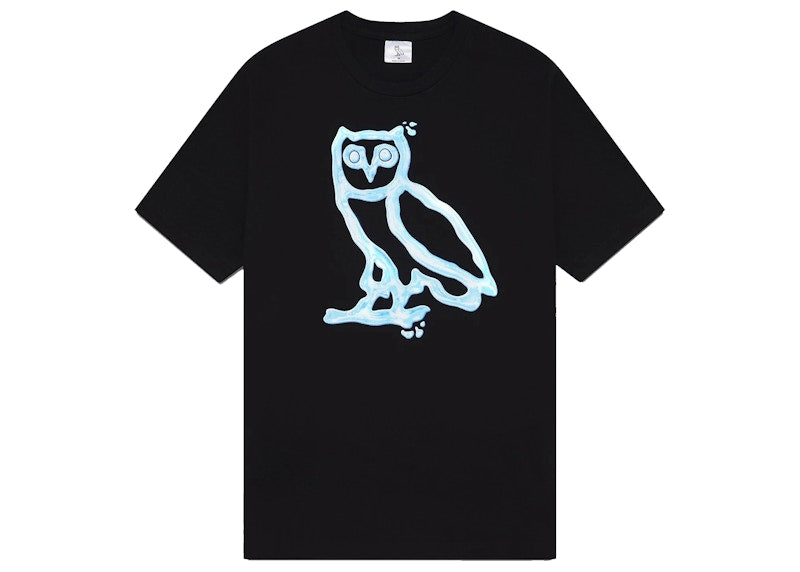 OVO Liquid Owl T-shirt Black