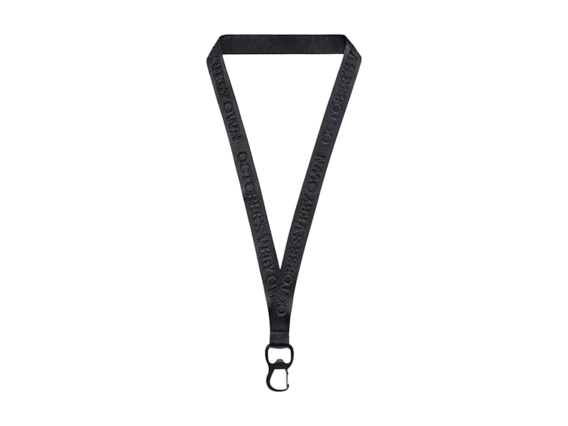 OVO Logo Lanyard Black