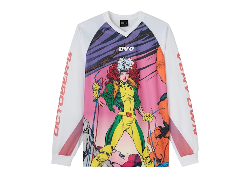 OVO Marvel Rogue Snocross Jersey White