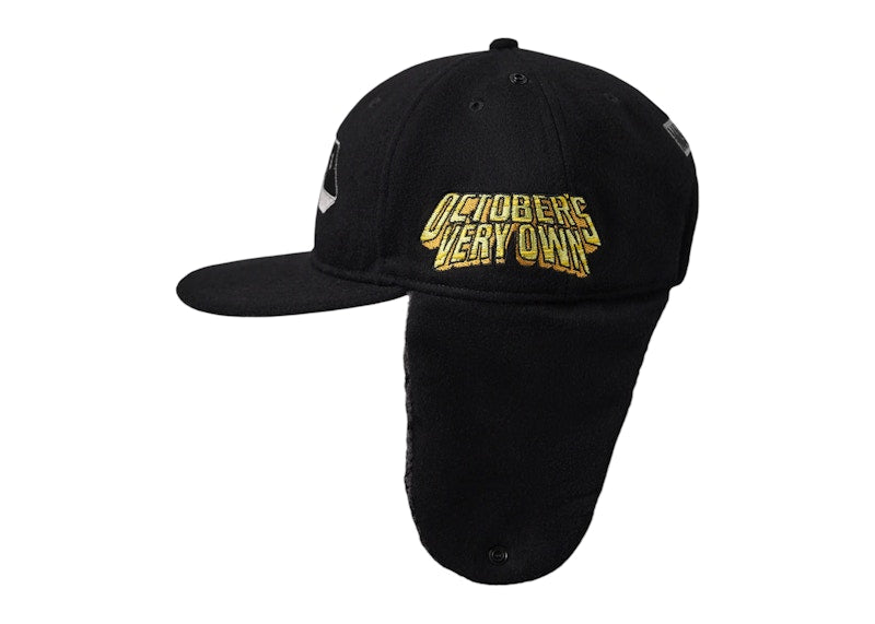 OVO Marvel Shearling Trapper Hat Black