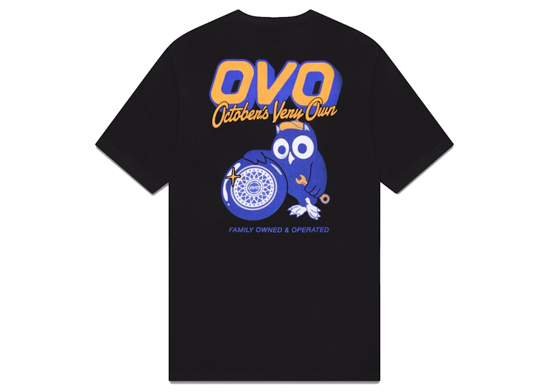 OVO Mechanic Owl T-shirt Black