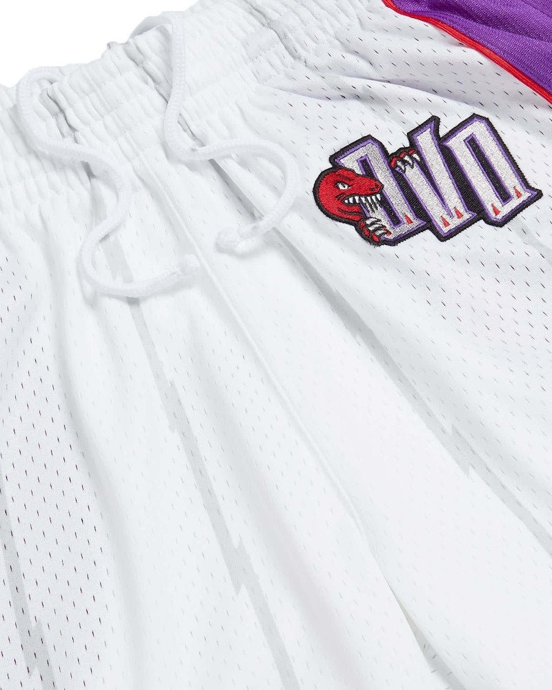 OVO Mitchell And Ness '95 Raptors Basketball Short White/Purple