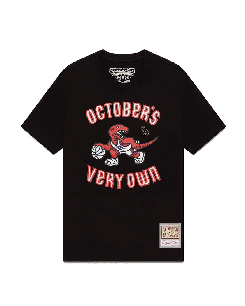 OVO Mitchell And Ness '95 Raptors Draft Day T-Shirt Black