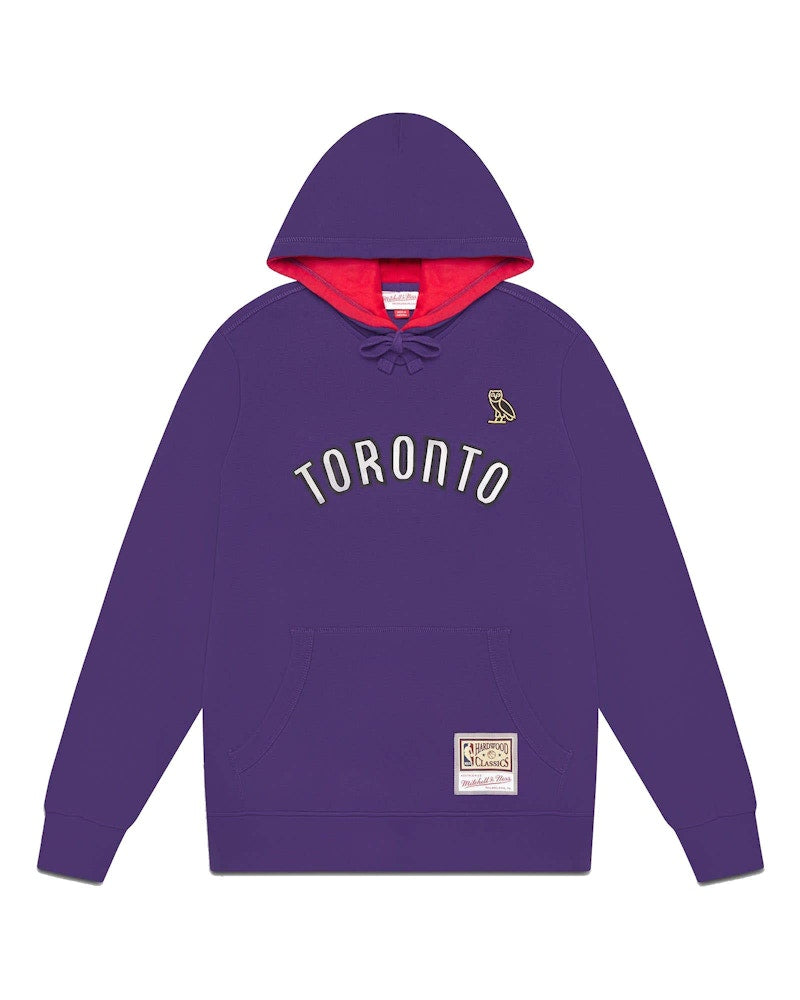 OVO Mitchell And Ness '95 Raptors Hoodie Purple