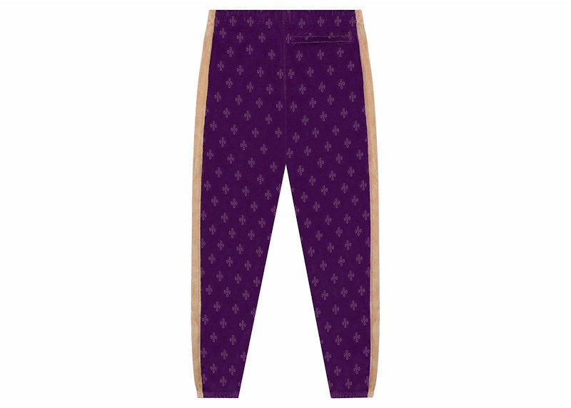 OVO Monogram Velour Track Pant Purple