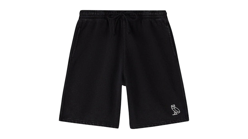 OVO Muskoka Sweatshorts Garment Dyed Black