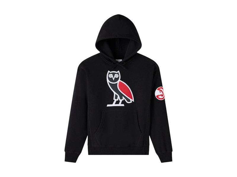 OVO NBA Atlanta Hawks Hoodie Black