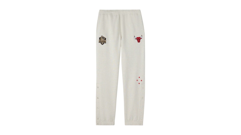 OVO NBA Chicago Bulls Sweatpant Pearl Grey