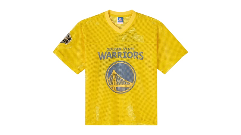 OVO NBA Golden State Warriors Mesh Jersey Yellow