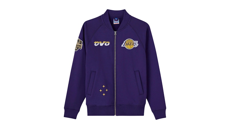 OVO NBA Los Angeles Lakers Fleece Jacket Purple
